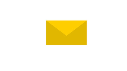   E-mail icon. illustration in flat minimalist style
