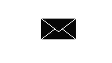   E-mail icon. illustration in flat minimalist style