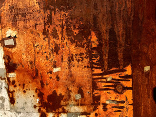 Metal Rust Background, old metal iron rust texture