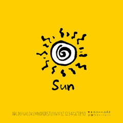 Fototapeta premium 알파벳 일러스트