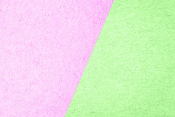 Fototapeta na wymiar Surface pink and green paper box abstract texture for background for design