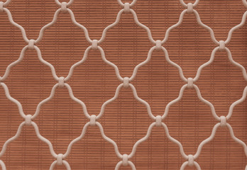 Fototapeta premium Diamond shape of wire decoration