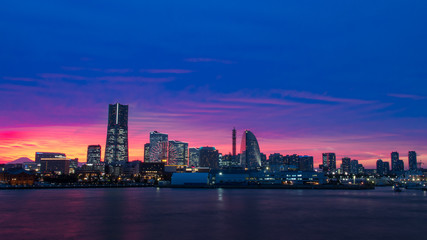 Obraz na płótnie Canvas 横浜の夜景