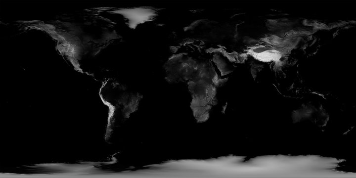 XXL size physical world map illustration. Primary source, elements of this image furnished by NASA. Extra large big map with highest detail avalable. 350 Mega Pixels resolution.black & white