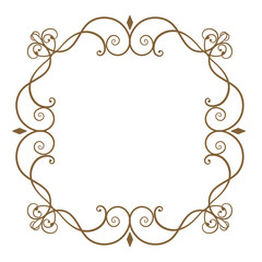 シックなフレーム　アンティーク、シック、コ