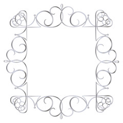 ゴージャスな銀フレーム　アンティーク、シック、コピースペース、ラグジュアリー、ビンテージ、