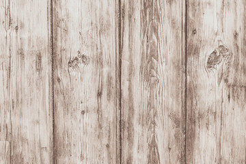 Obraz premium Light wood fence. Texture of wooden boards. Antique oak boards. Plank - timber. Vintage wooden desk, surface. Natural color. Old wood shabby planks. Rustic table of oak. Natural color.
