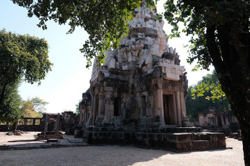 Phanom-wan castle is Khmer architecture art in Khmer civilization period about Buddhist century 16-17, Nakhon-rat-cha-sima province Thailand.