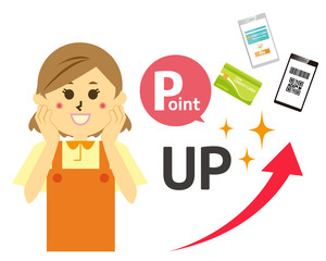 スマホ　スマホ決済　キャッシュレス決済　クレジットカード　キャッシュカード　人物　女性