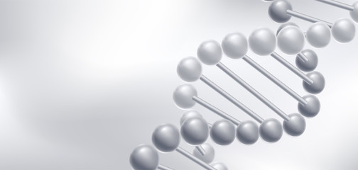 Background with DNA molecules structure.