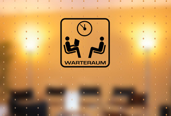 Warteraum in einer Arztpraxis