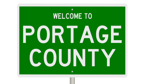 Rendering Of A Gren 3d Highway Sign For Portage County