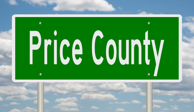 Rendering Of A Gren 3d Highway Sign For Price County