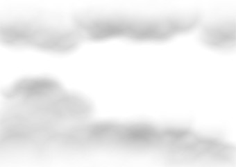 Realistic white cloud vectors isolated on white background, Fluffy cubes like white cotton wool ep18