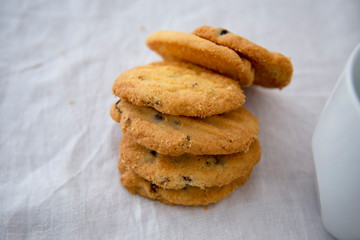 Stack of Shortbread biscuits