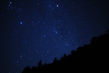 Naklejka premium Starlly Sky in Japan