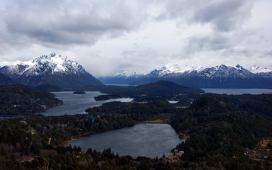 Naklejka na ściany i meble Surroundings of Bariloche. Nahuel Huapi National Park.