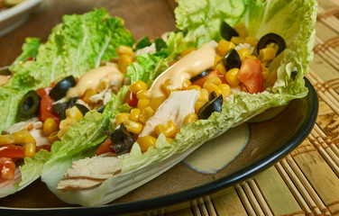 Turkey Taco Lettuce Wraps