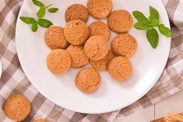 Amaretti cookies.