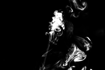 Obraz na płótnie Canvas abstract smoke on a dark background
