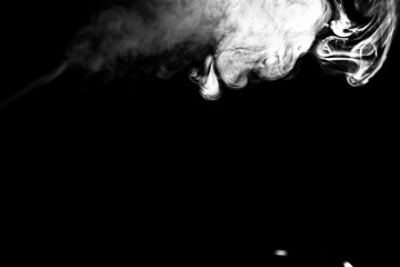 abstract smoke on a dark background