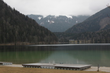 See beim Mariazell, Österreich in den Alpen
