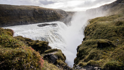 Gullfoss Falls waterfall iceland