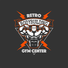 Fototapeta premium Fitness Gym Center Illustration