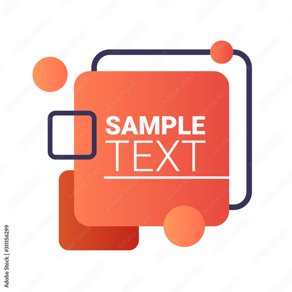 Poster dynamical red gradient form abstract banner flowing liquid shape fluid color badge modern graphic el