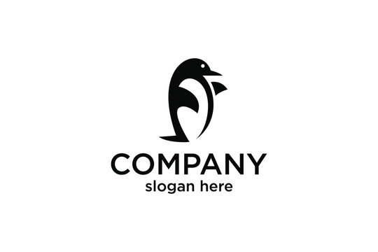 penguin icon concepts, animal logo template, penguin icon logo, penguin vector illustration