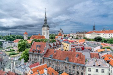 Fototapeta na wymiar Discovery of the Invisible City. Tallinn. Estonia. Europe.