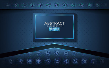 Abstract tosca blue background with dynamic shape and lines.