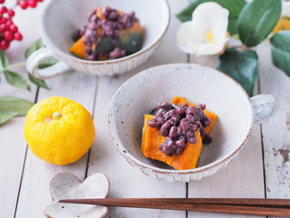 冬至かぼちゃ かぼちゃぜんざい
