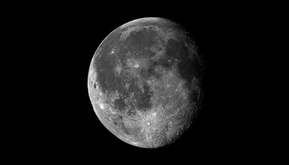 The Moon is the Earth's largest natural satellite and can be seen in the night sky.