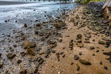 water on beach