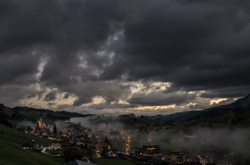 Escholzmatt beim Einnachten