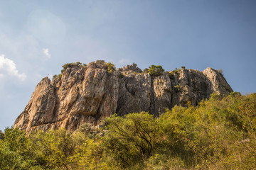 rocks and blue sky
