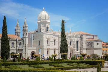 Jeronimos is a tourist attraction in Lisbon. Portugal