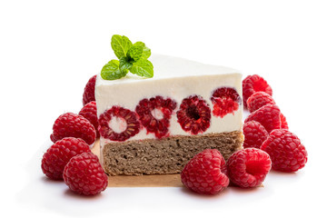 Diabetes approved no sugar cheese cake made from stevia and berry