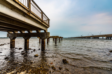 pier at sunset