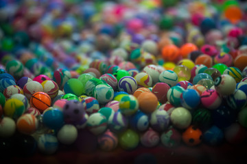 abstract background of colorful balls