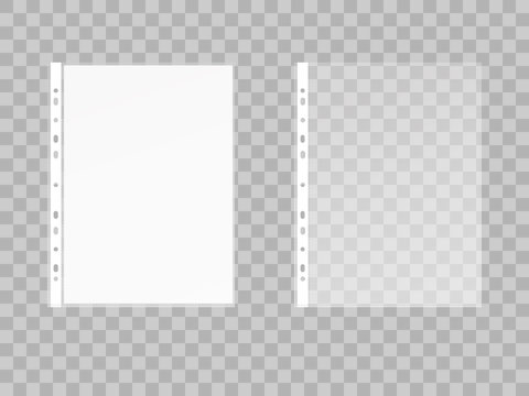 vector illustration of file and empty sheet of paper