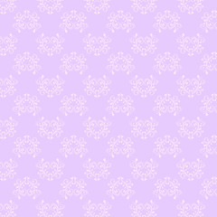 Seamless wallpaper pattern. fabric texture, background floral vector