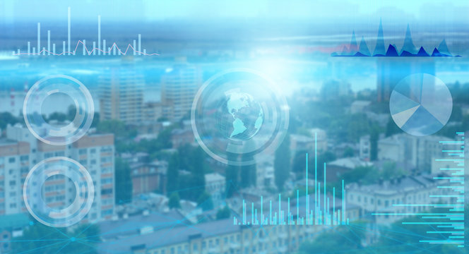 the collection of world data and its processing by artificial intelligence and the distribution of the Internet of things for successful business