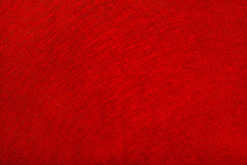 Fibrous texture of paper. Red paper background.