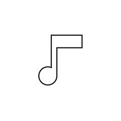 half music note icon vector illustration for website and design icon