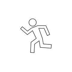 running icon vector illustration for website and design icon