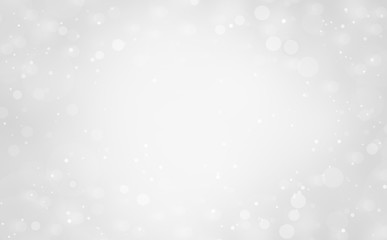 white blur abstract background. bokeh christmas light backbground