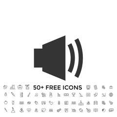 sound speaker icon vector illustration for website and design icon