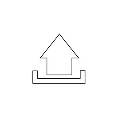 upload icon vector illustration for website and design icon